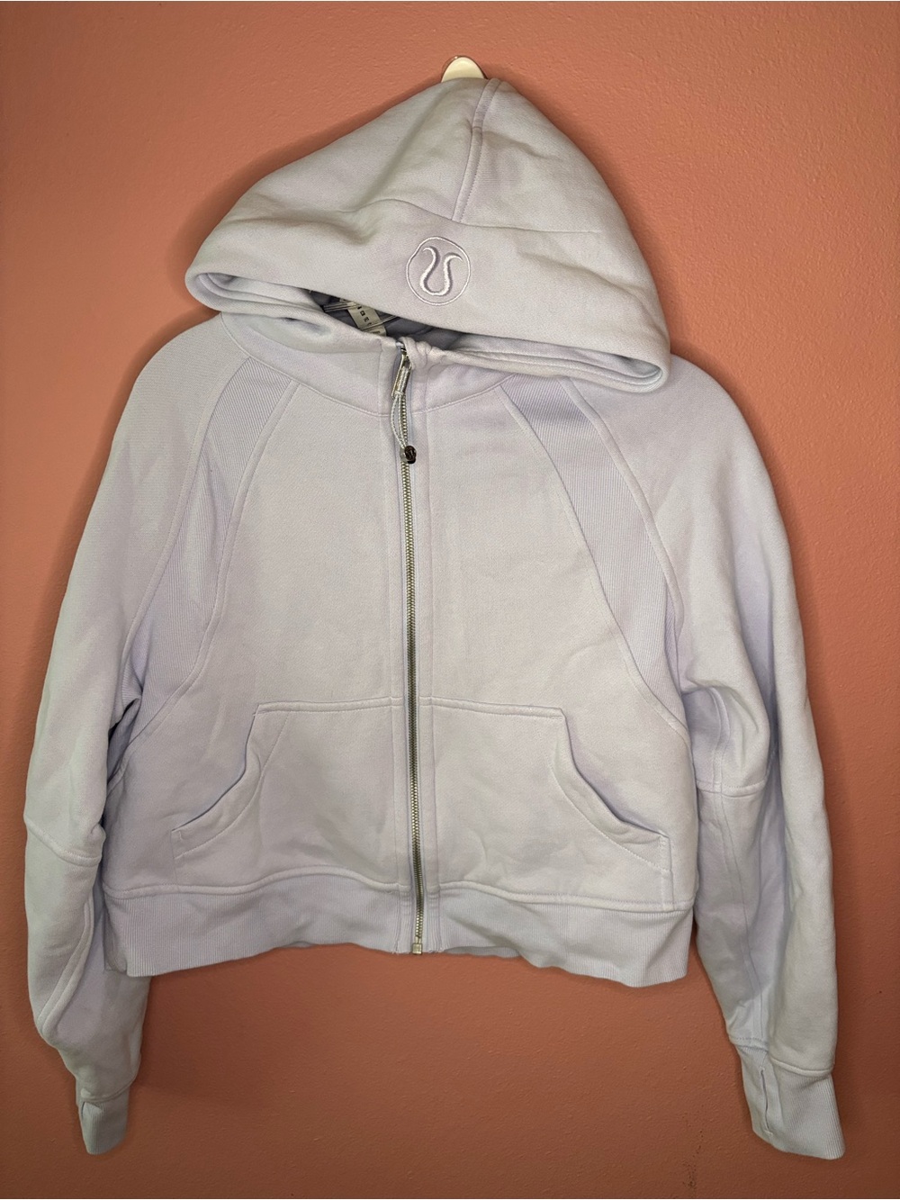 lululemon athletica Scuba Baby Blue  Full-Zip Hoodie Jacket